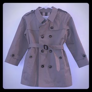 Burberry Children Classic Khaki Trench Coat NWOT